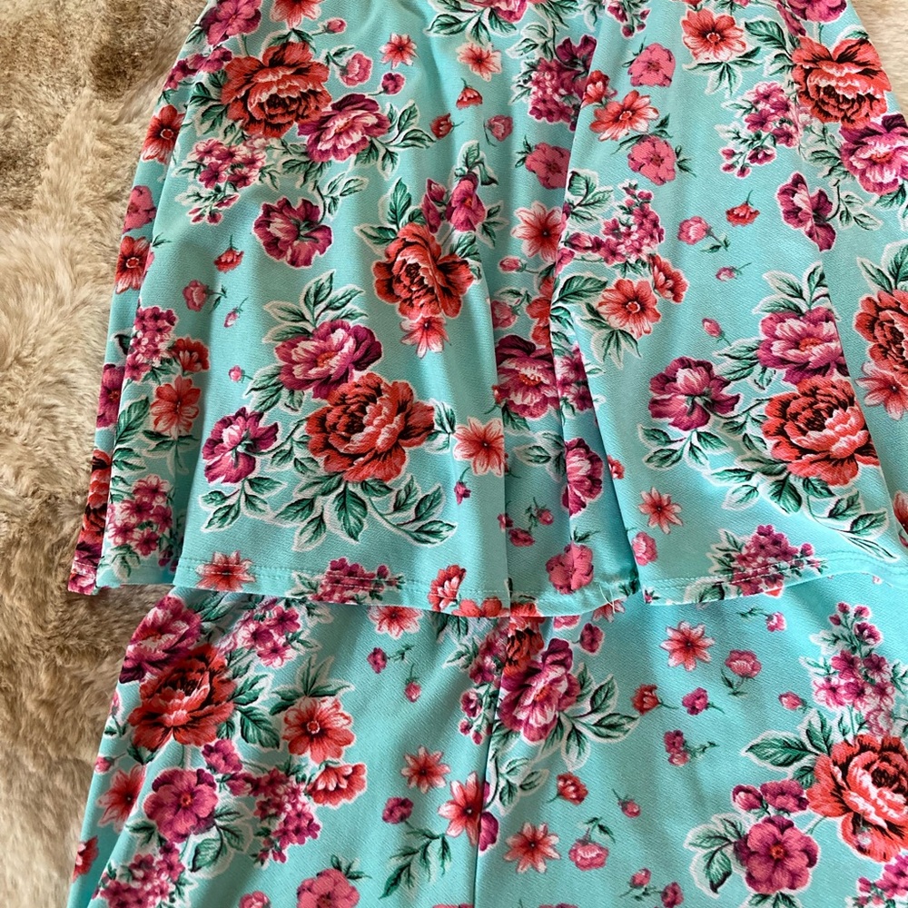 FLORAL ROMPER - Picture 2 of 4